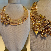 Dragon with Pearl Fringe