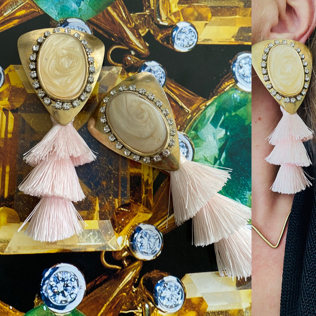 Blush Tassels