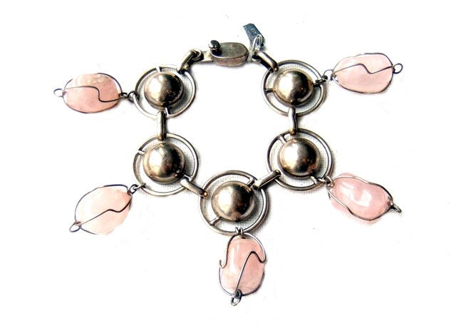 Sterling and Rose Quartz