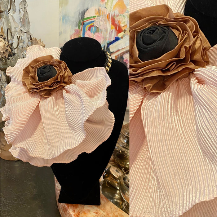 Pleated Blush Bloom