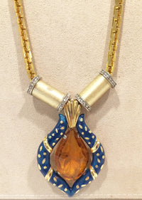 Jumbo Gem Pendant (36" long with 3" pendant)