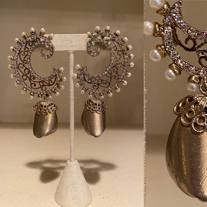 Studded Pearl Crescents