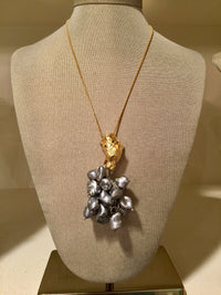 Jungle Cat and Baroque Pearls
