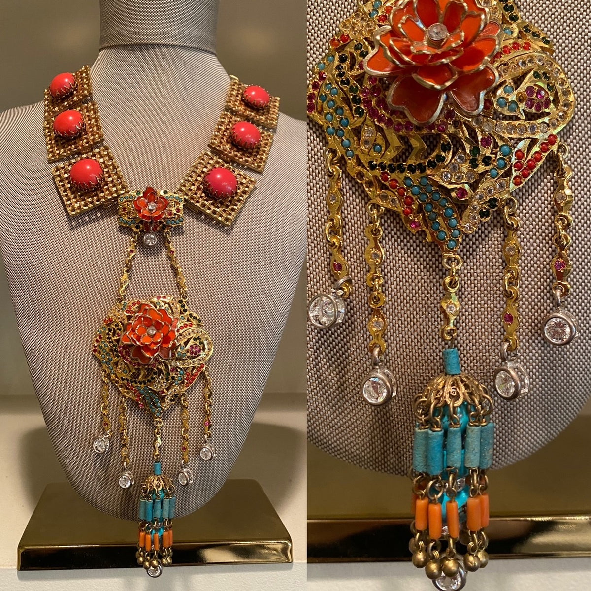 Coral Cabochons and Blooms