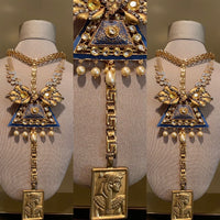 Greek Key Egyptian Drop