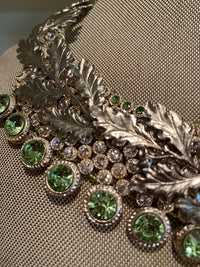 Silvered Wreath Collar