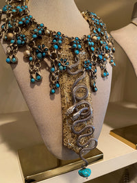 Serpent with Filigree Fringe