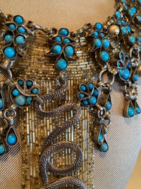 Serpent with Filigree Fringe
