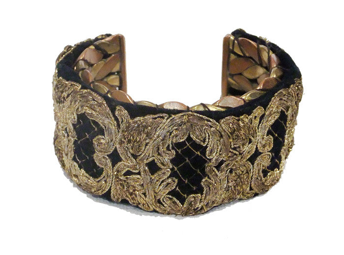 Victorian Velvet with Bullion Embroidery